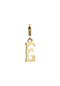 Nenalina - Charm Buchstabe "M" Anhänger Initialen Trend 925 Silber - Gold