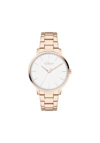 s.Oliver - Uhr - Modern und zeitlos - gold
