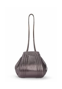 GRETCHEN - Schultertasche Tango - Crinkled Dark Silver