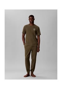 Calvin Klein - Schlafanzug-Oberteil, Rundhals, für Herren - LI1 BEIGE