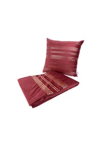 Kayoom - Dekokissen & Decke Prisma 525 2er-Set - graphit - silber