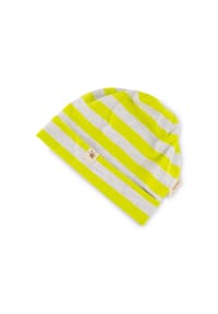 sigikid® - Mütze Sporty Dino ,  für Babys - neongelb/hellgrau
