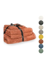 SCHÖNER WOHNEN KOLLEKTION Handtuch Set SENSE - SWSense - Anthrazit