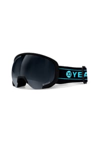 YEAZ - Ski- und Snowboard-Brille schwarz/matt schwarz BLACK RUN - schwarz