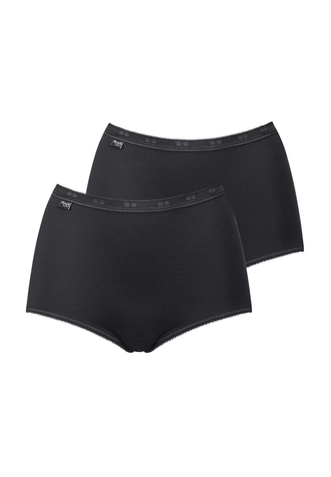 Sloggi, Damen, Unterhosen, Basic+ Maxi, Schwarz, (2er Pack, 50) - Image 7