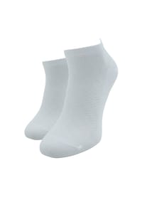 Calvin Klein - Füßlinge, dehnbar, 2 Paar, für Damen - 001 WHITE