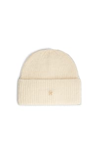 TOMMY HILFIGER - Strickmütze, Wollanteil, für Damen - AA8 BEIGE