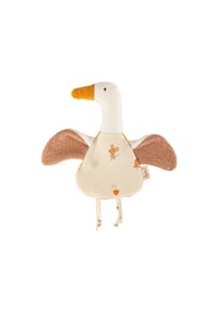 sigikid® - Knistertuch Gans sigibaby ,  für Babys und Kleinkinder - cremeweiß/braun