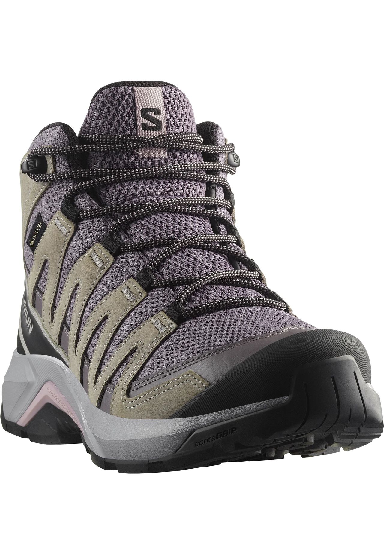 Salomon Trekkingschuhe "X-Adventure Recon Mid Waterproof", Profiliert, FüR Damen, Grau, 38