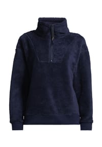 salzhaut - Fleecepullover RAMMDÖSIG - Navy