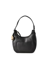 Gabor® SOFIANA - Schultertasche, Blütenanhänger, für Damen - BLACK