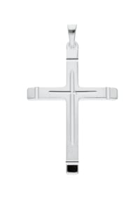 Adelia's - Damen Silber Schmuck 925 Silber Kreuz Anhänger - silber