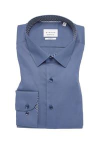 ETERNA - Dynamic Cotton unifarben SLIM FIT - denim