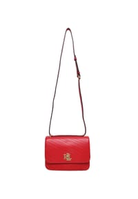 LAUREN RALPH LAUREN LRG LRL MONOGRAM TRN - Umhängeasche, Leder, für Damen - DARK MAHOGANY