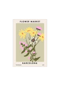  POSTER & FRAME® - Poster  NKTN - Flower Market Barcelona No.10 - 30 x 40 cm