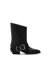 kazar - Lederstiefel im Cowboy-Stil - Schwarz