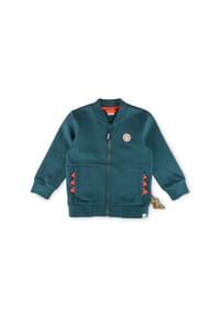 sigikid® - Sweatjacke Dino Fun ,  für Kinder - blau