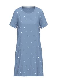TOM TAILOR - Charlotte Sleepshirt, Baumwolle, für Damen - 627 BLAU-MITTEL-P