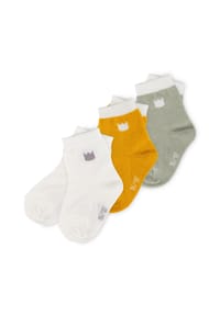 sigikid® - Sockenset 3er Classic Baby ,  für Babys - mehrfarbig