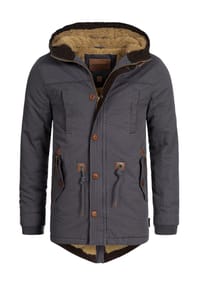 INDICODE - Winterjacke Barge - Black