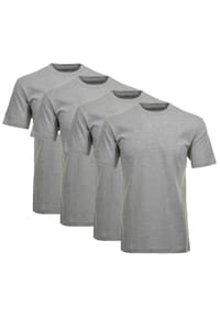 RAGMAN - Herren T-Shirt 2er Pack - 1/2 Arm, Unterhemd, Rundhals - Dunkelblau