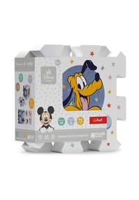 Trefl - Schaumstoff-Puzzle - Mickey Maus, Puzzlematte, Puzzle, Spielmatte, 8 Teile, 61604 - 