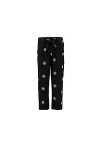 Hailys - Hose - black-cream flower