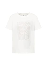 CECIL - T-Shirt, Baumwolle, für Damen - 33474 WHITE
