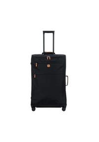 BRIC'S X-TRAVEL - 4-Rollen-Trolley, Weichgepäck, Zweiwege-Reißverschluss, Lederdetails - red