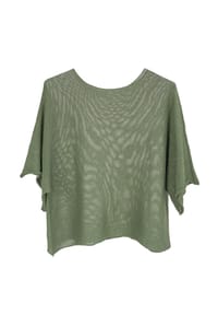 Seasons of April - Lochstrick FLEUR Damen Strickshirt – Luftig & leicht für Frühling & Sommer - Creme