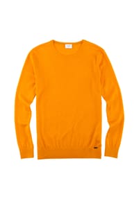 OLYMP - Wolle-Seide Pullover Level Five Strick, Rippbündchen, für Herren - 57 CAMEL