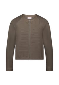 BETTY BARCLAY - Casual-Jacke mit Rippenstruktur - Dusty Olive