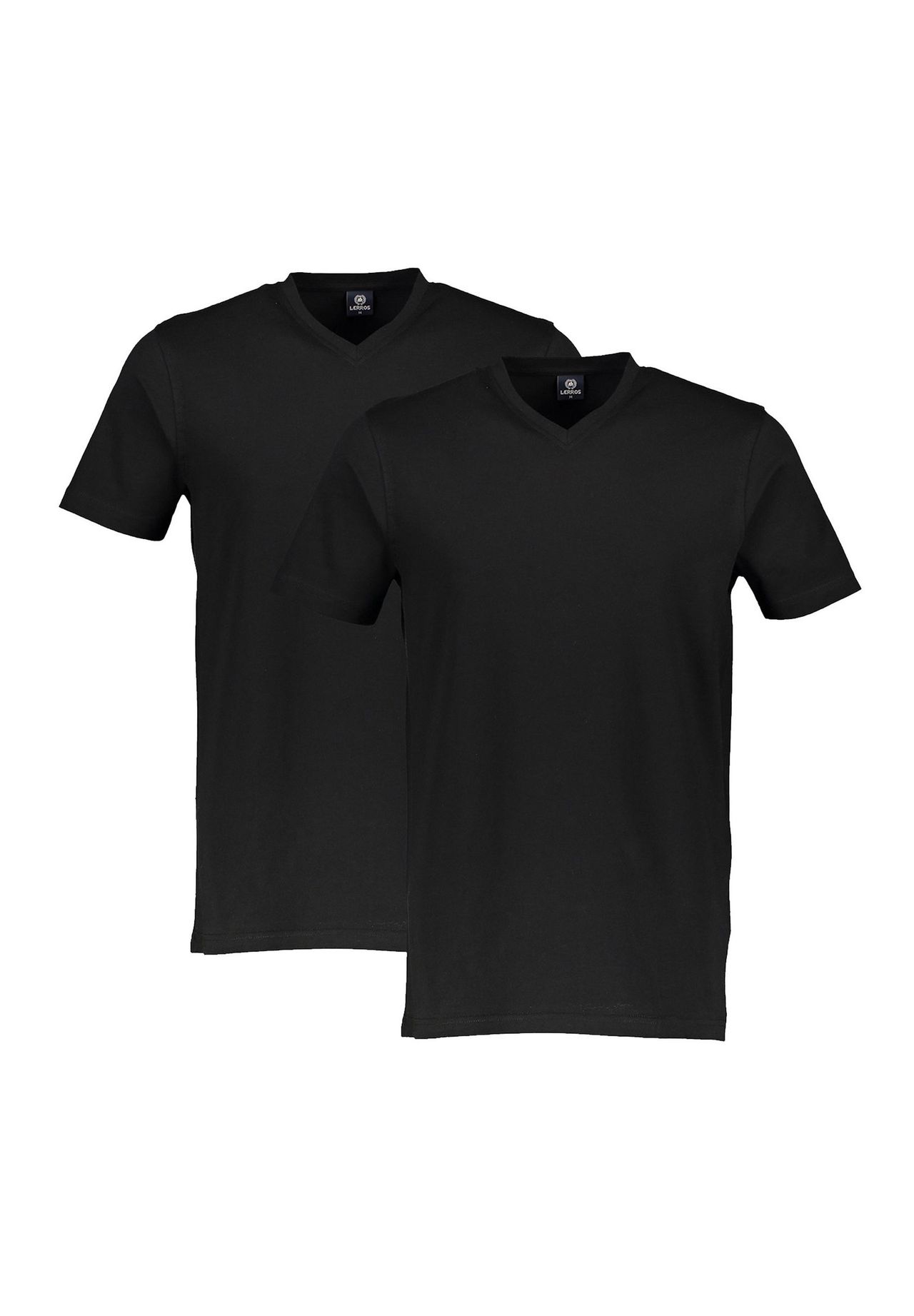 Lerros T-Shirt, 2Er-Pack, Baumwolle, FüR Herren, Schwarz, XL