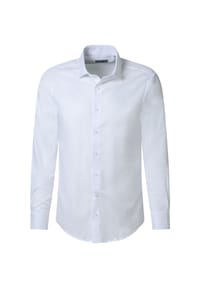 pierre cardin - Freizeithemd, Langarm, Kent-Kragen, für Herren - 1019 BRILLIANT WH