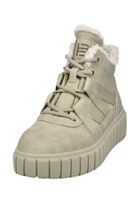 TT BAGATT - Veloursleder Sneaker - Beige/Weiß