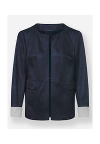 Witt - Lederimitat-Blazer - burgund