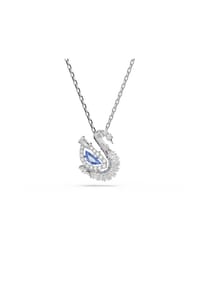 SWAROVSKI SWAN - Damen Kette mit Anhänger, Edelstahl - SILBER