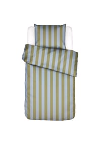 ESSENZA Bettwäsche Minte Stripe - Minte Stripe - Cedar green - Ice blue
