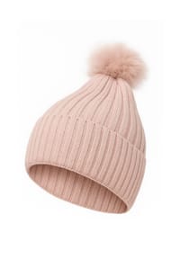 collezione alessandro® - Mütze Sylt mit Kaschmiranteil - rose