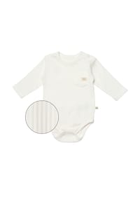 biorganic - Langarmbody,Modal/Bio-Baumwolle, Unisex - Beige