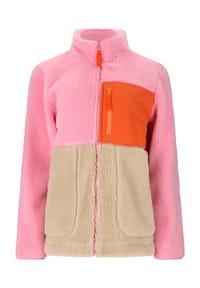 SLOPE® - Fleecejacke Katau aus wärmendem Teddy-Stoff - 4047 Prism Pink