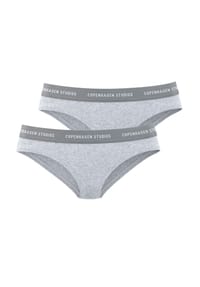 COPENHAGEN STUDIOS - Hipster, 2er-Pack, für Damen - 1335 2X WHITE