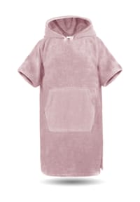 normani® - Bademantel Surfer Poncho - Grau/Hellgrau