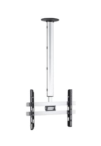 VCM. - Universal TV Deckenhalterung | 42-65 Zoll bis 50 kg | bis VESA bis 600x400 | höhverstelbar 127-238 cm | TV Halterung 360 Grad schwenkbar drehbar und 15 Grad neigbar | Fernseher Halter – CM4 - 