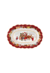 Villeroy & Boch Schale oval groß, Santa u Kinder Toy's Fantasy - Toy's Fantasy - bunt