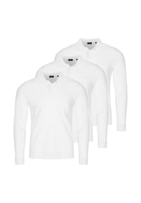 RAGMAN - Poloshirt 3er Pack Basic - Anthrazit