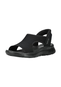 SKECHERS® - Textil Sandalen - Grau/Weiß