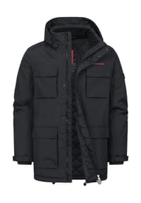 KRONSTADT - Winterjacke KSHarrington hood jacket - Black