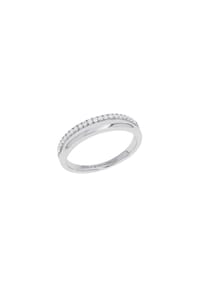 TOM TAILOR - Ring für Damen, Silber 925, Zirkonia - Silber