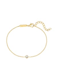EAST / SIDE - Damen Armband aus Edelstahl in gelbgold mit Zirkonia - gelbgold